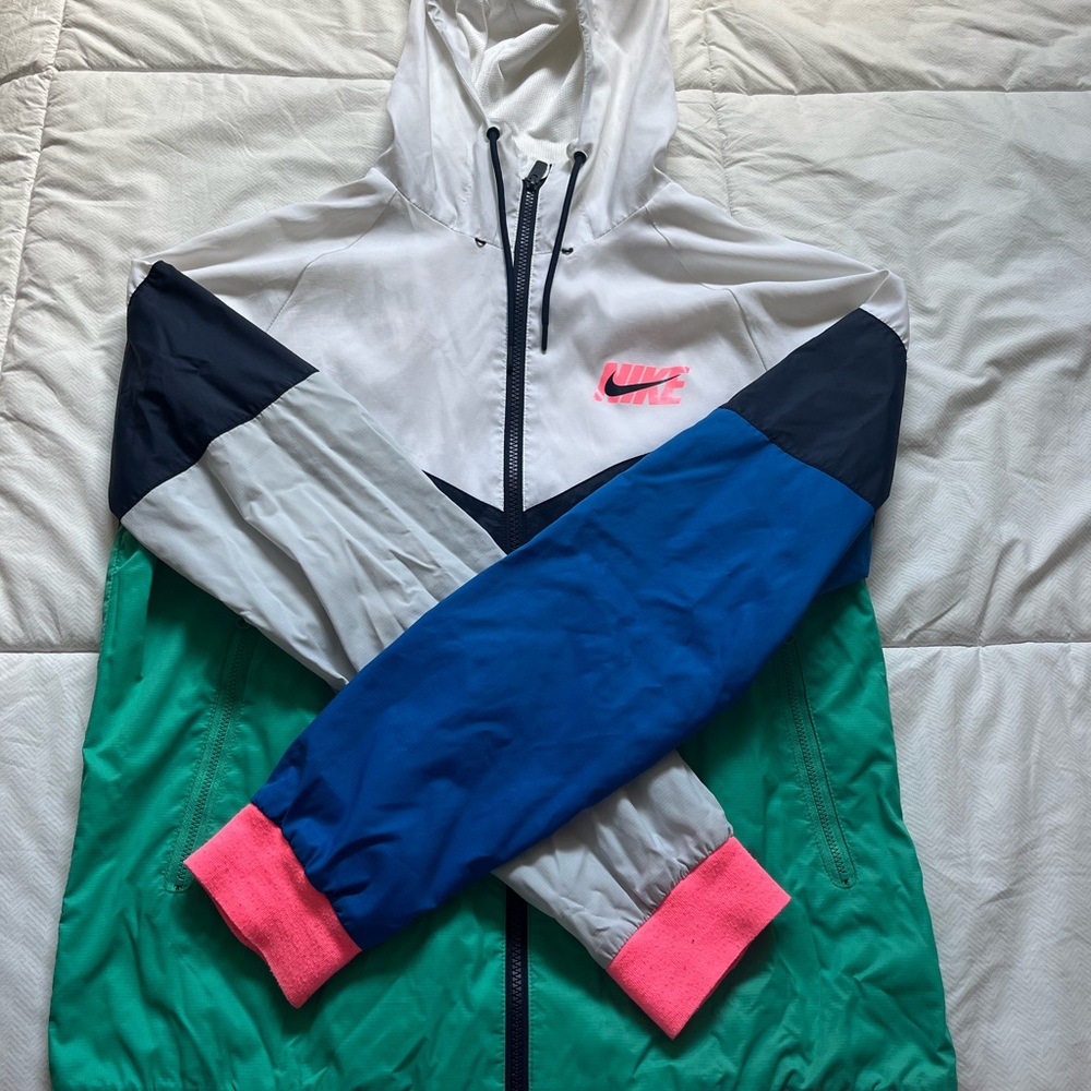 Nike Multicolor Hooded Windbreaker